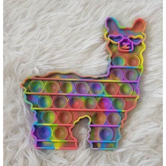 Llama POP Sensory Fidget Bubble Toy, Alpaca Sensory Toys for Exercising Children - Picture 2 of 4